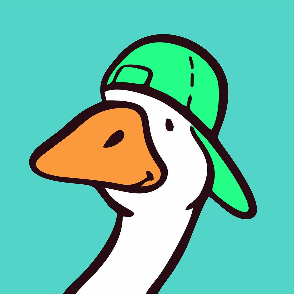 Утка мультяшная