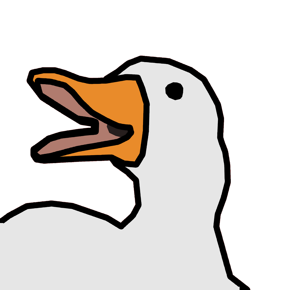 Графическое изображение утки