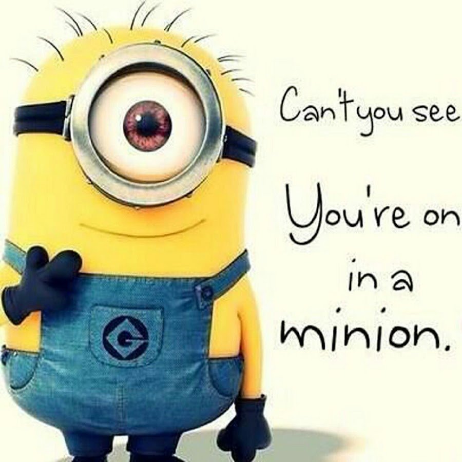 Миньоны надписями прикольные
