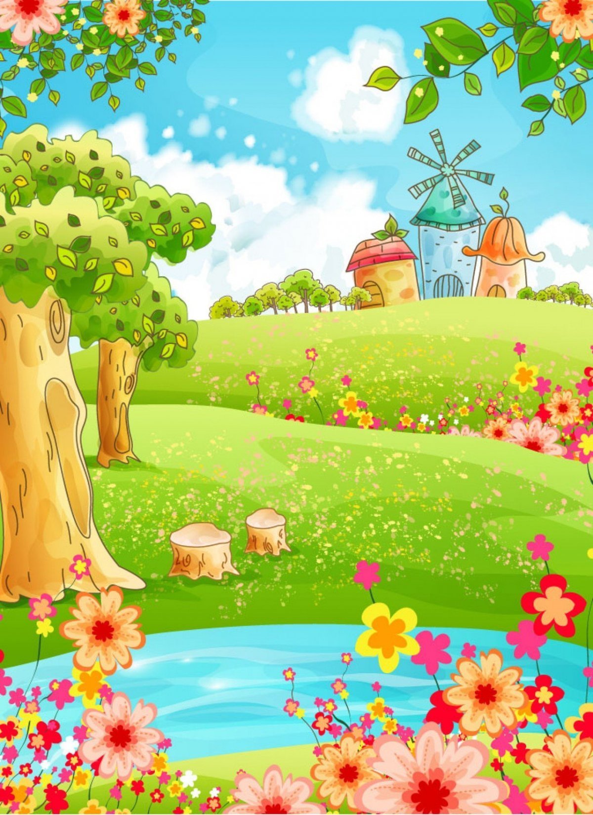 Детский фон