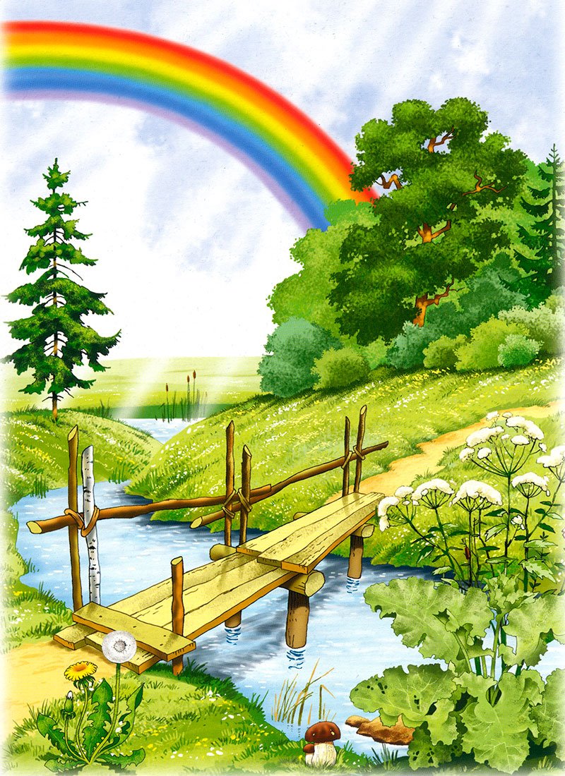 Летняя природа для детей