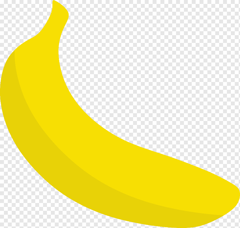 Веселый банан на белом фоне