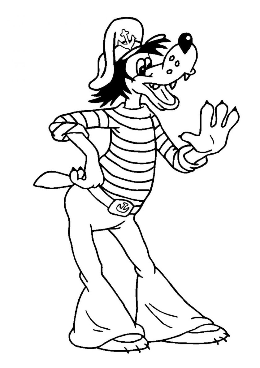 Волк из ну погоди разукрашка