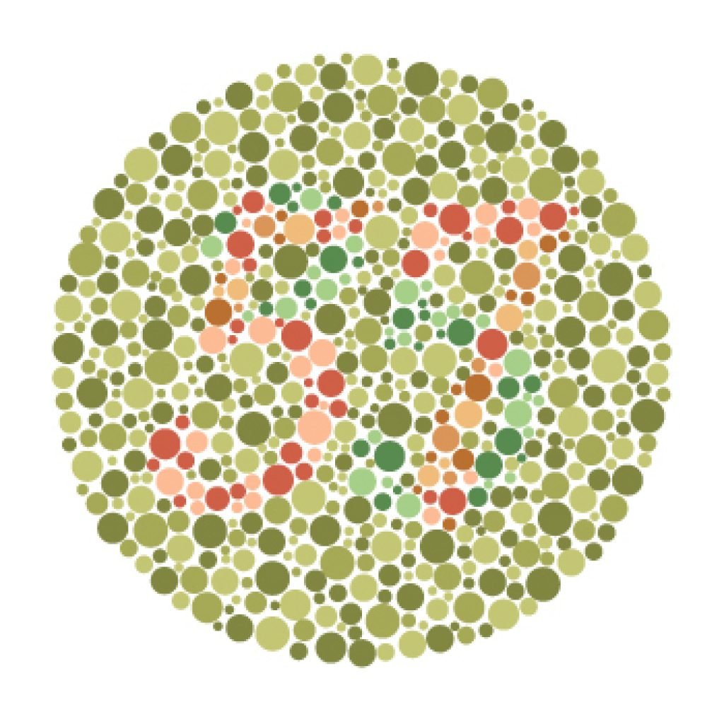 Цифры в точках для зрения