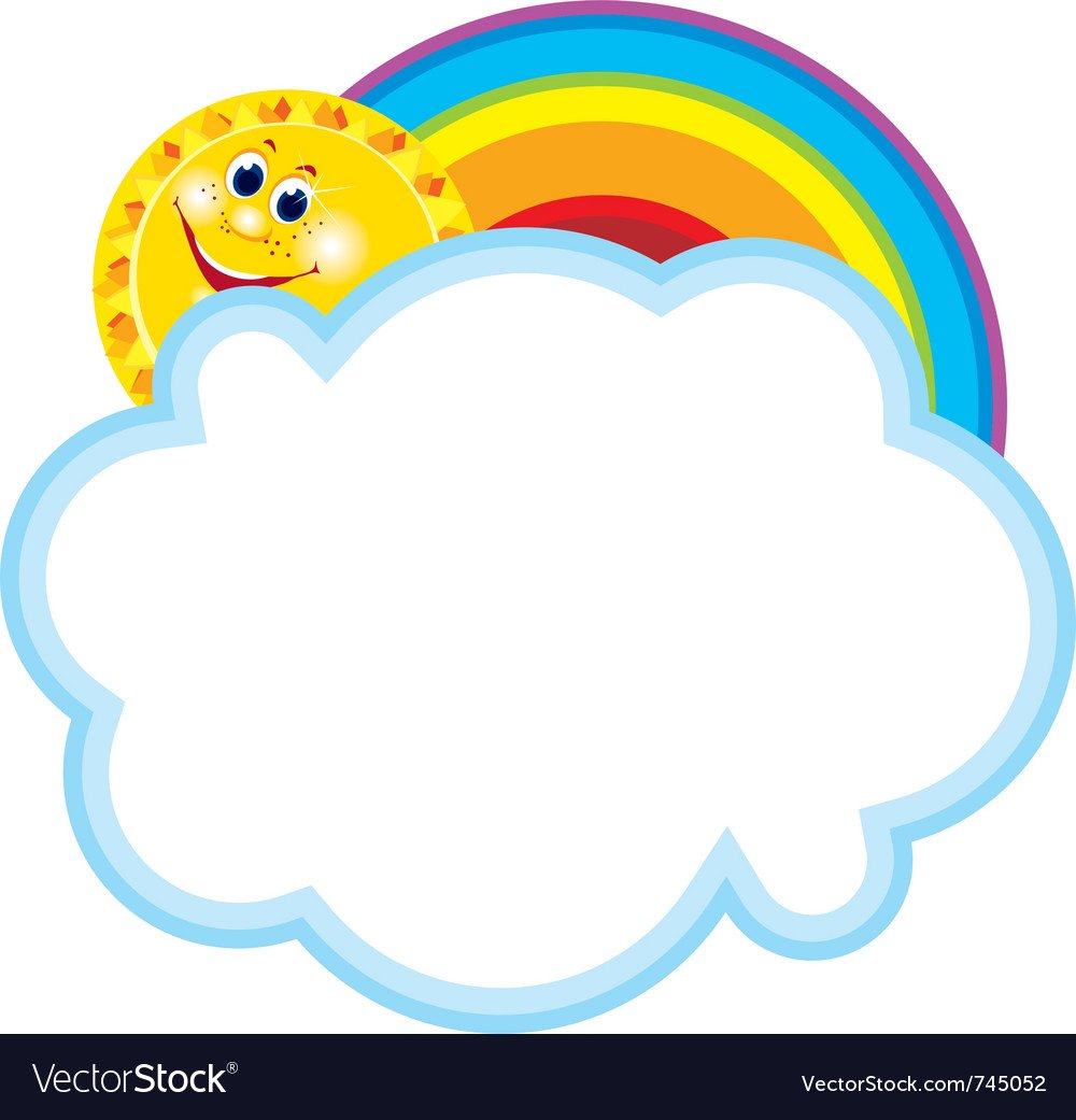 Рамка в виде облака