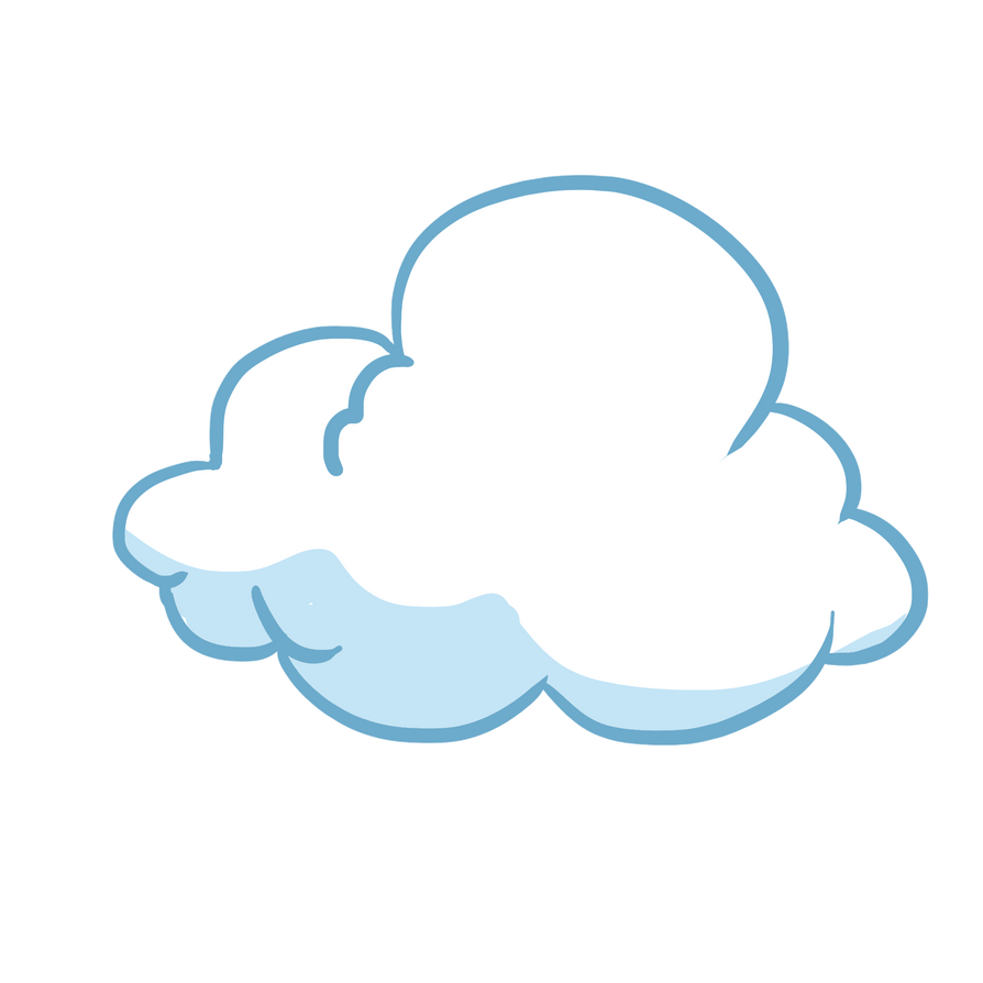 Облако мультяшное