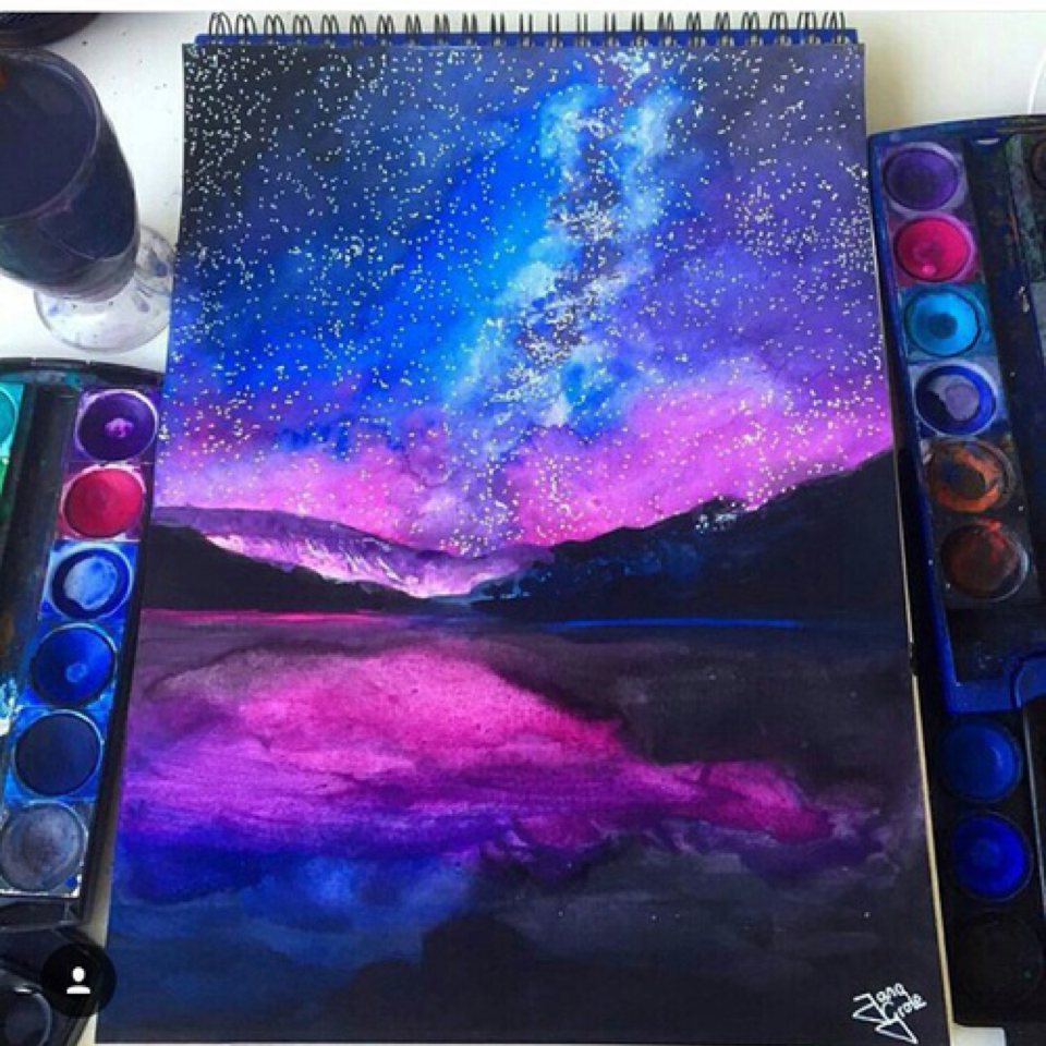 Космос красками