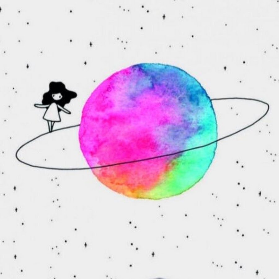 Космос картинки для срисовки