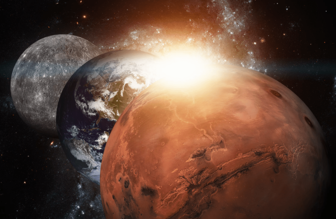 Марс и Венера космос