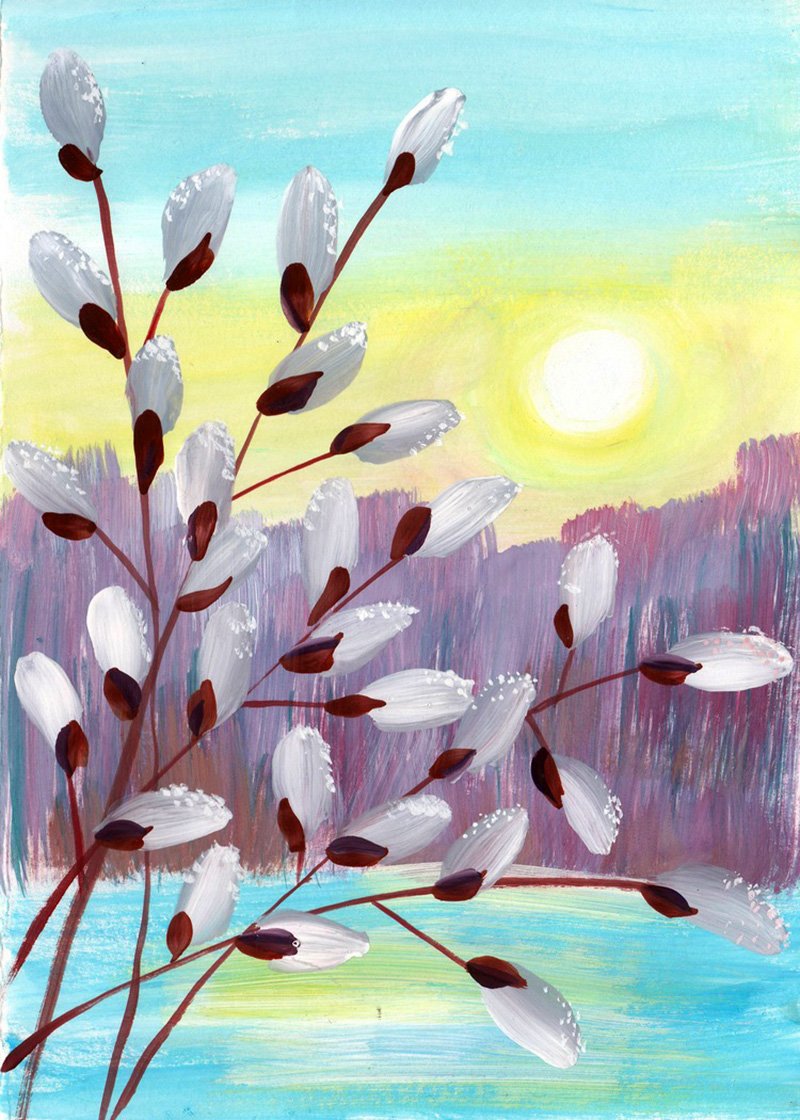 Весенние рисунки