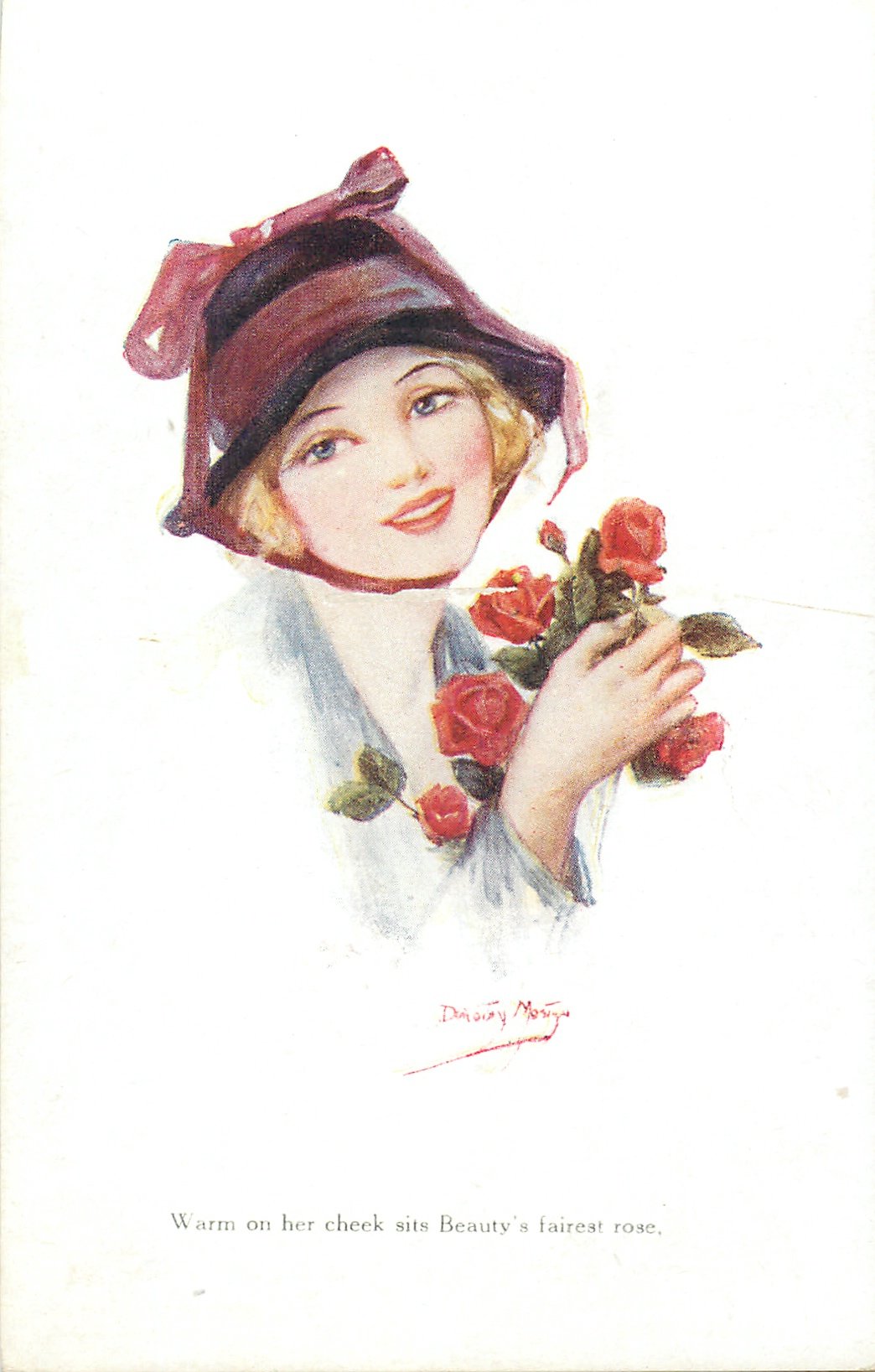 «Девушка в шляпе с цветами» (1865-1870)