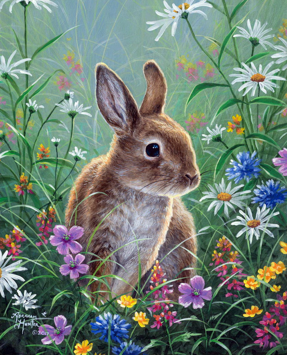 Художник Abraham Hunter картины животные