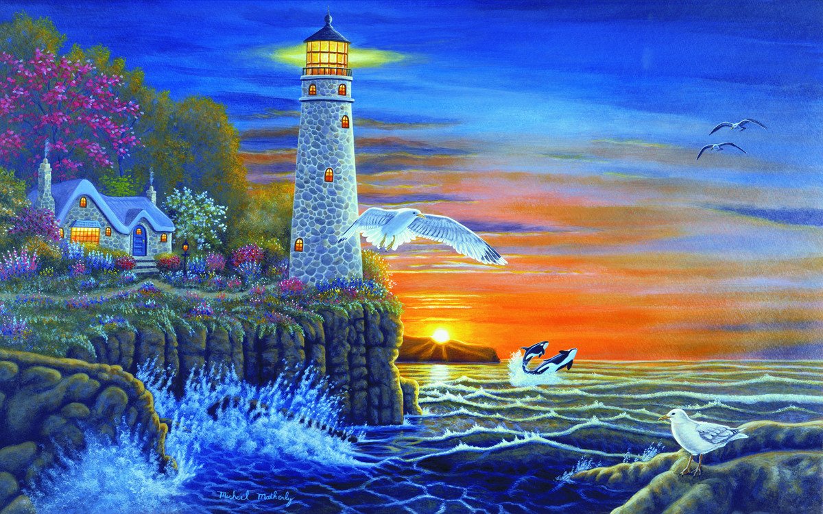 Рисование по номерам Маяк