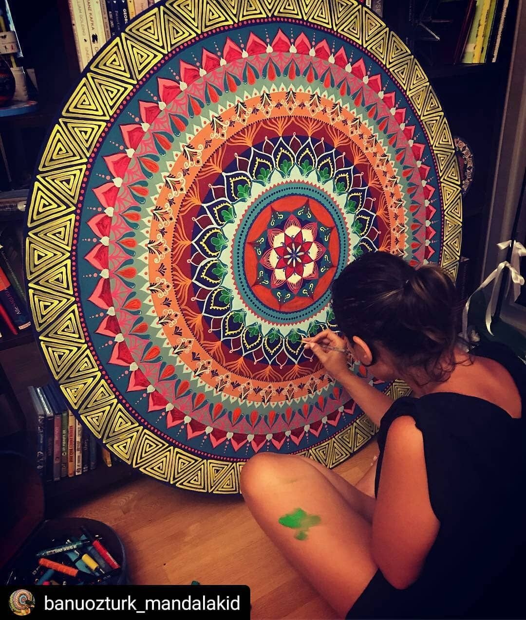 Мандала точечная денег