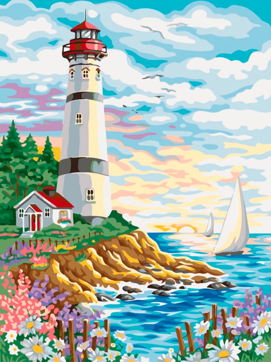 Алмазная мозаика y5064 Маяк