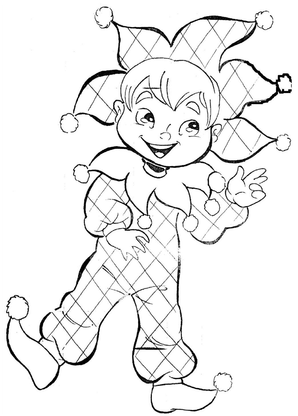 Кукла подвесная "Скоморох"