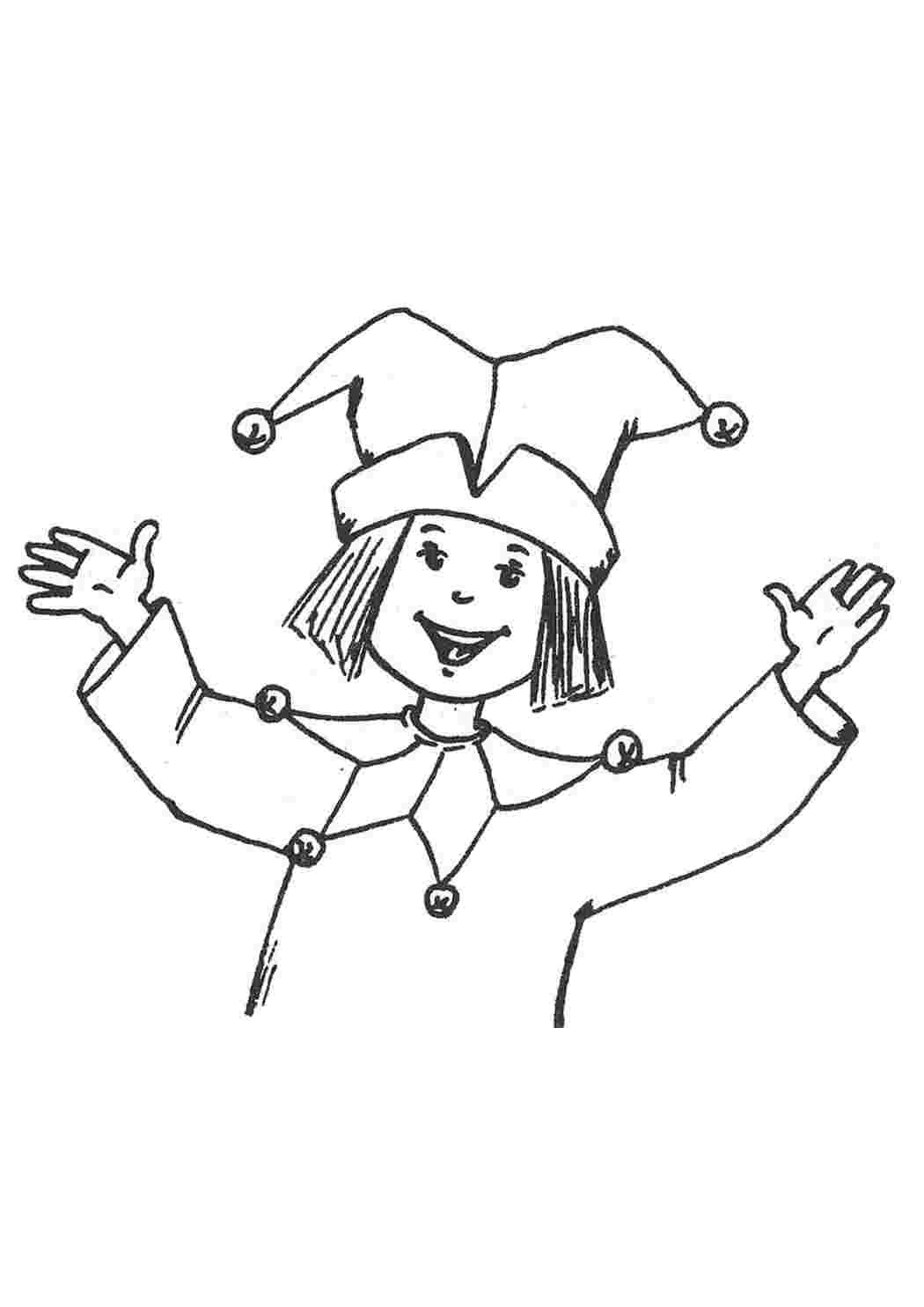 Эскиз куклы для кукольного театра