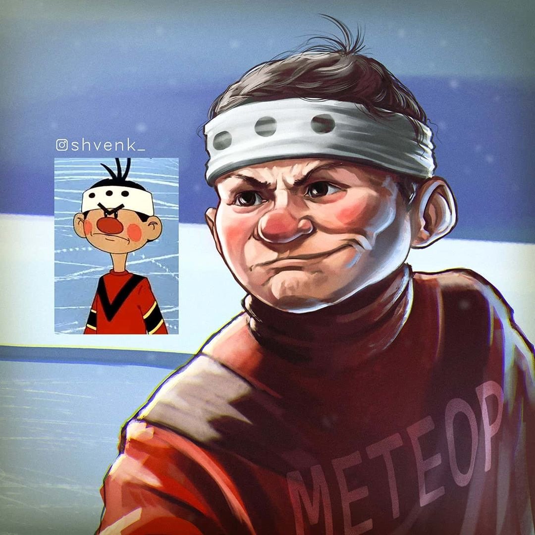 Герои советских мультфильмов Евгений Швенк