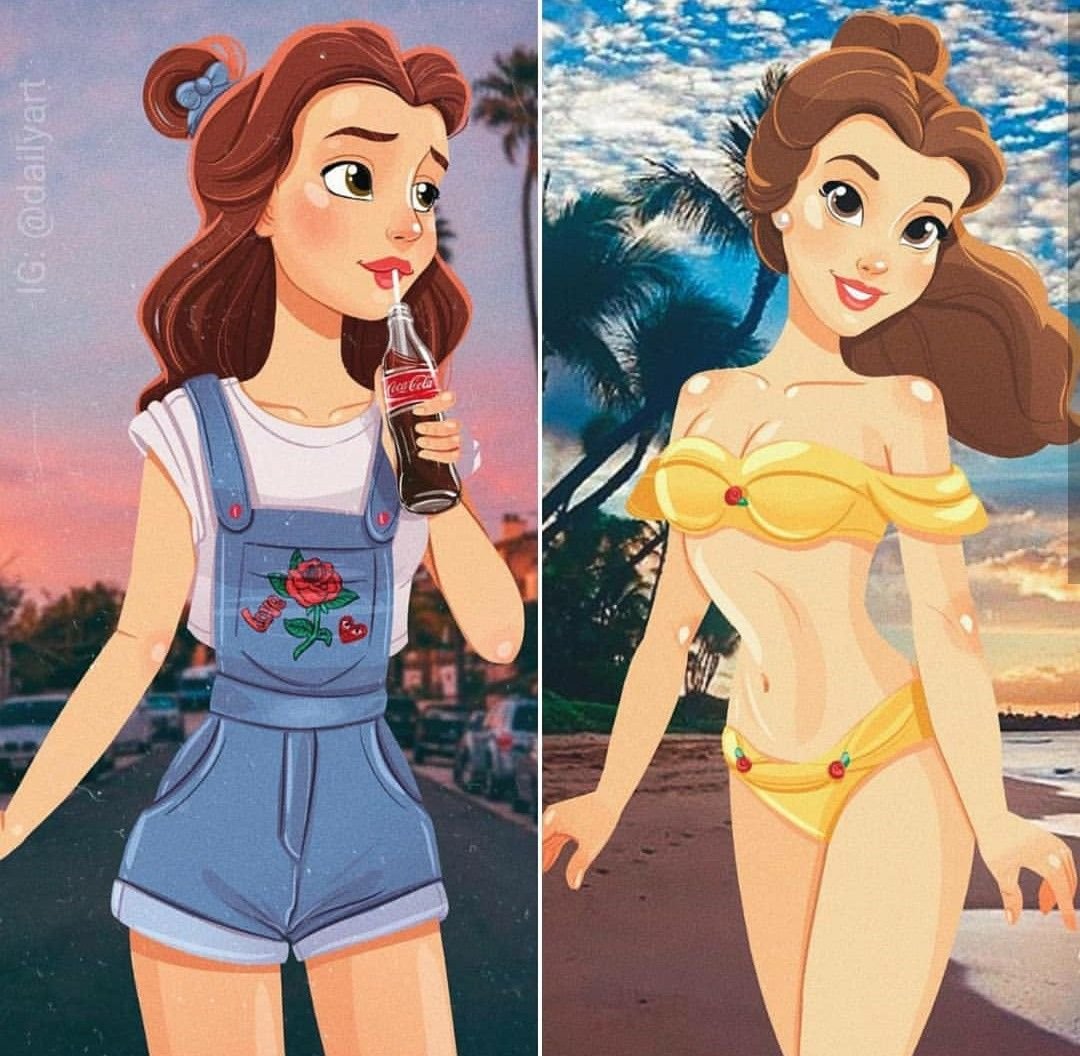 Бель в купальнике