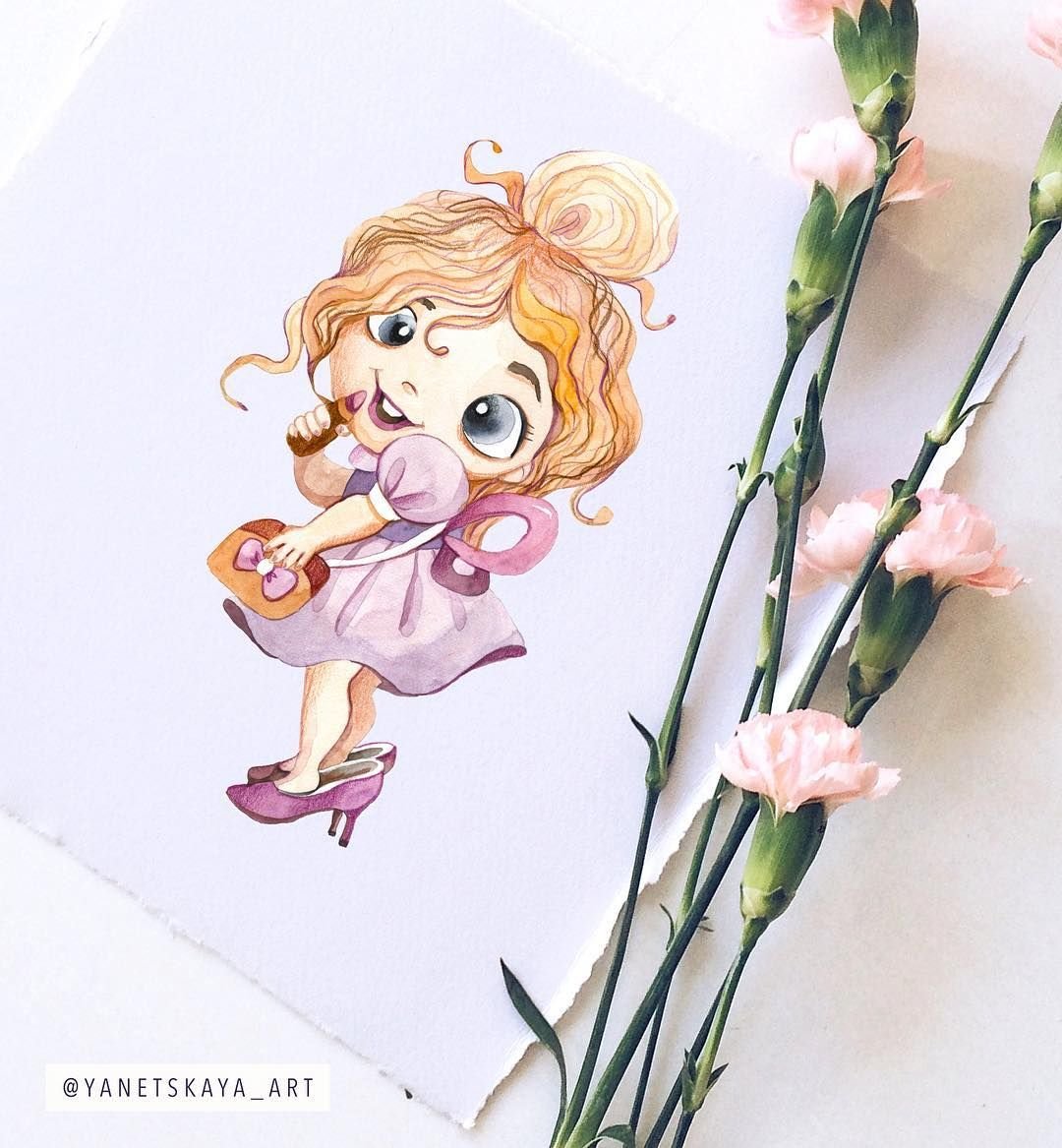 Акварельные иллюстрации детские