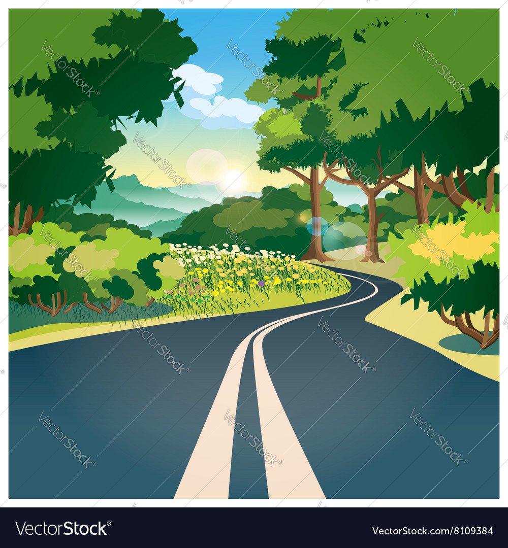 Извилистая дорога для детей