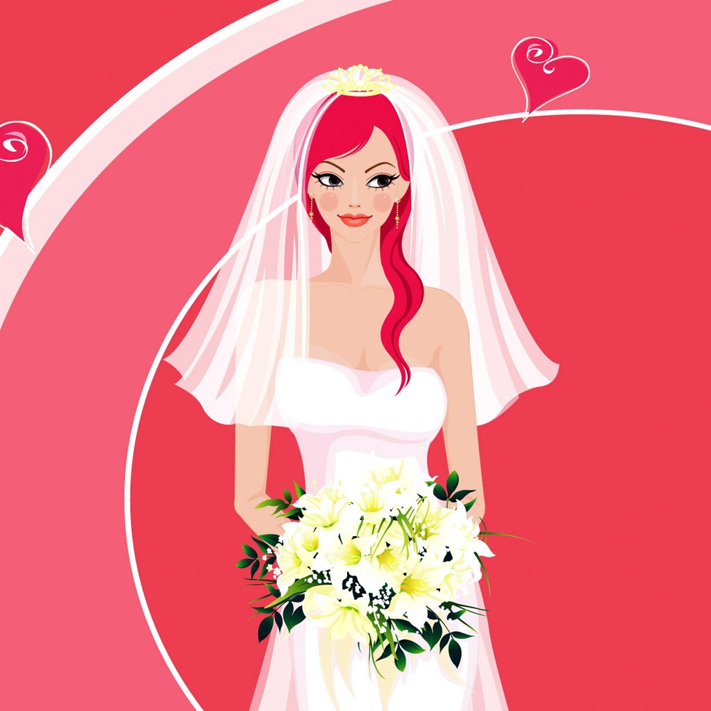 Невеста вектор