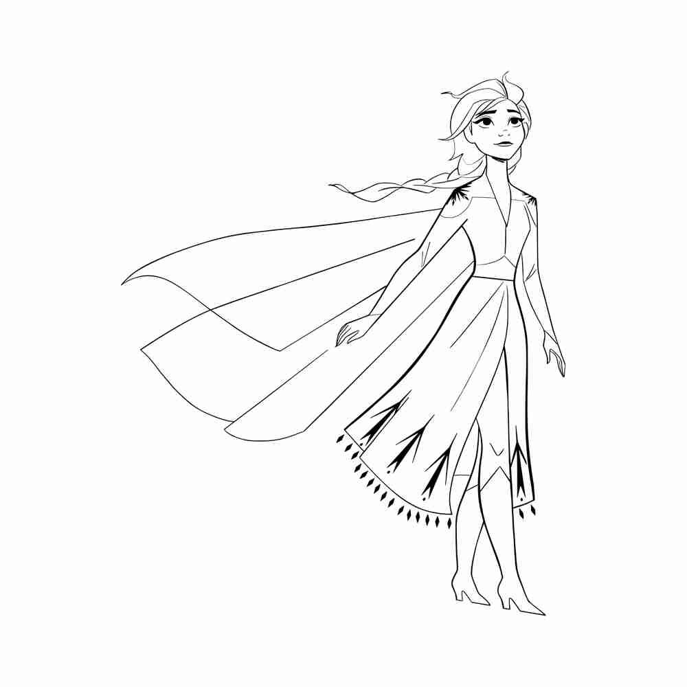 Снежная Королева Хранители чудес раскраска