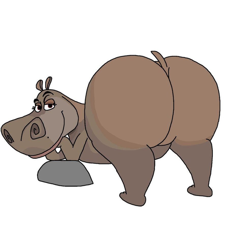 Бегемотики рисование в детском саду