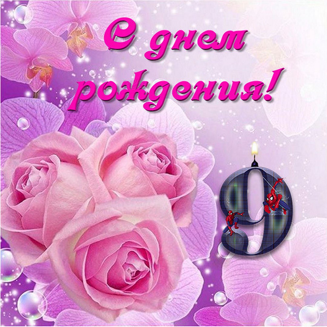 С днём рождения 12 лет девочке