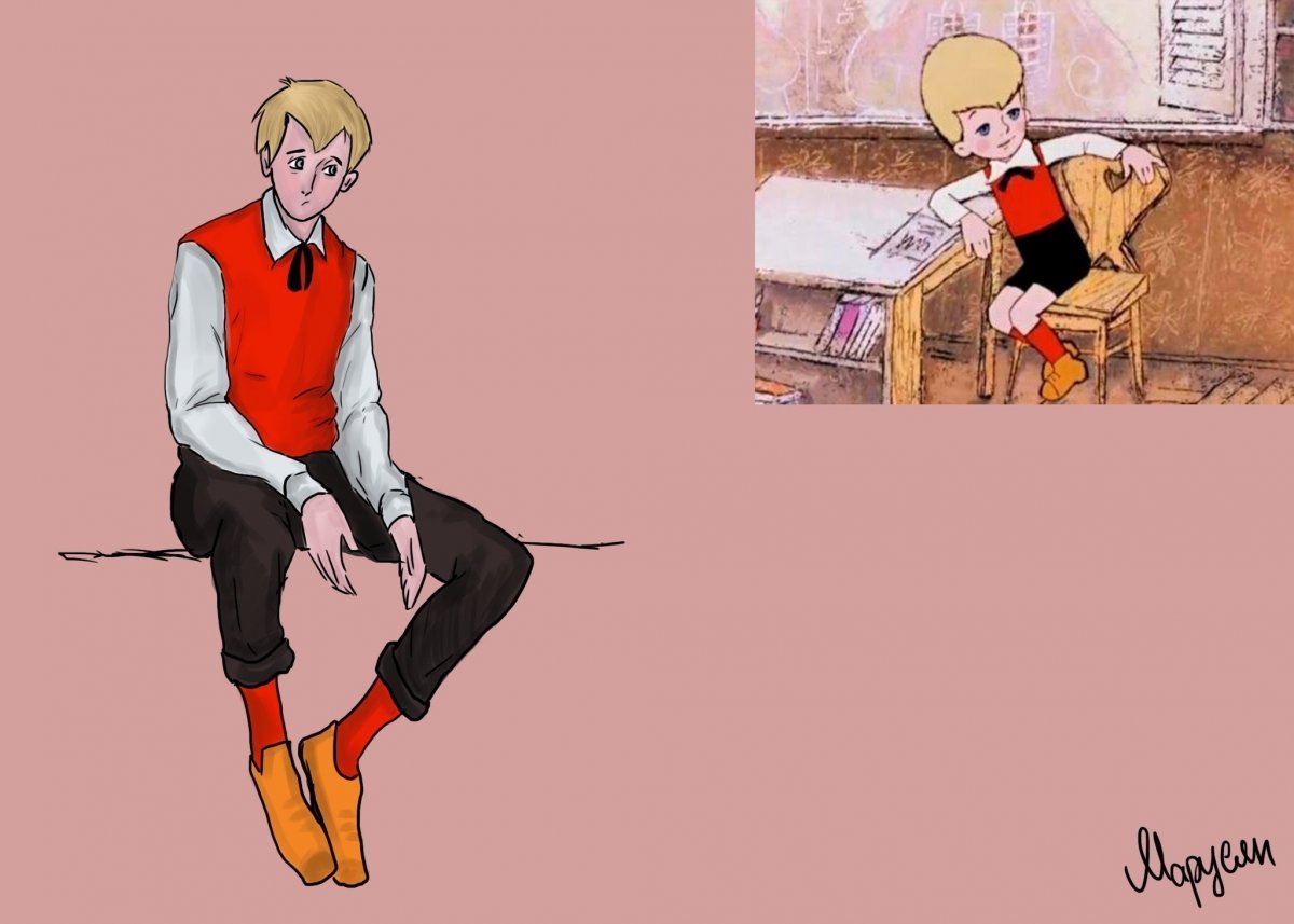 Савченко Анатолий Михайлович иллюстрации малыш и Карлсон