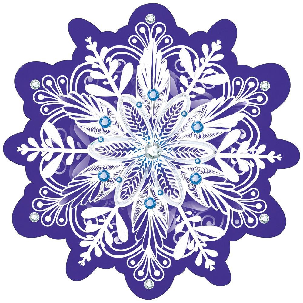 Украшение на скотче "Снежинка"