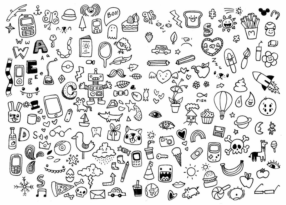 Легкие рисунки для срисовки