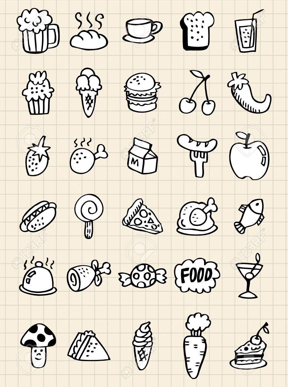 Много маленьких рисунков