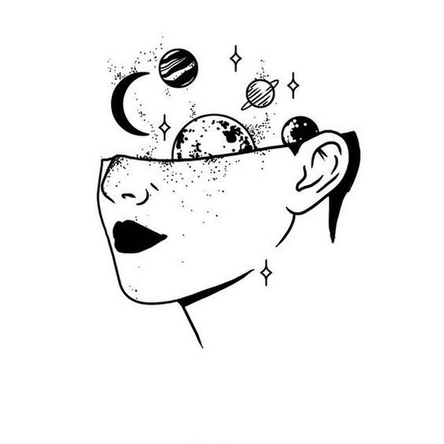 Чёрные рисунки для срисовки