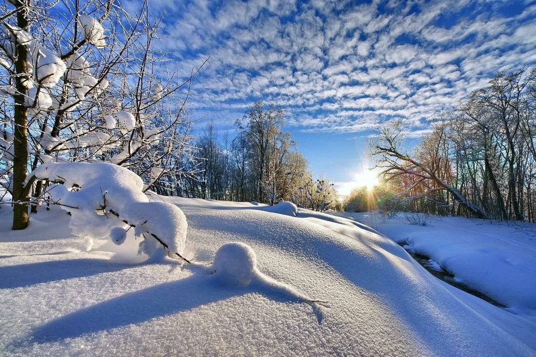 Зима февраль