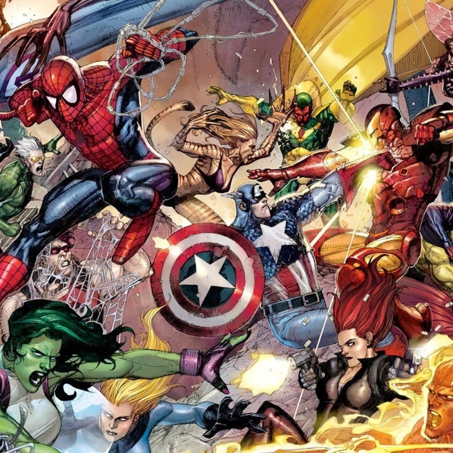 Марвел заставка