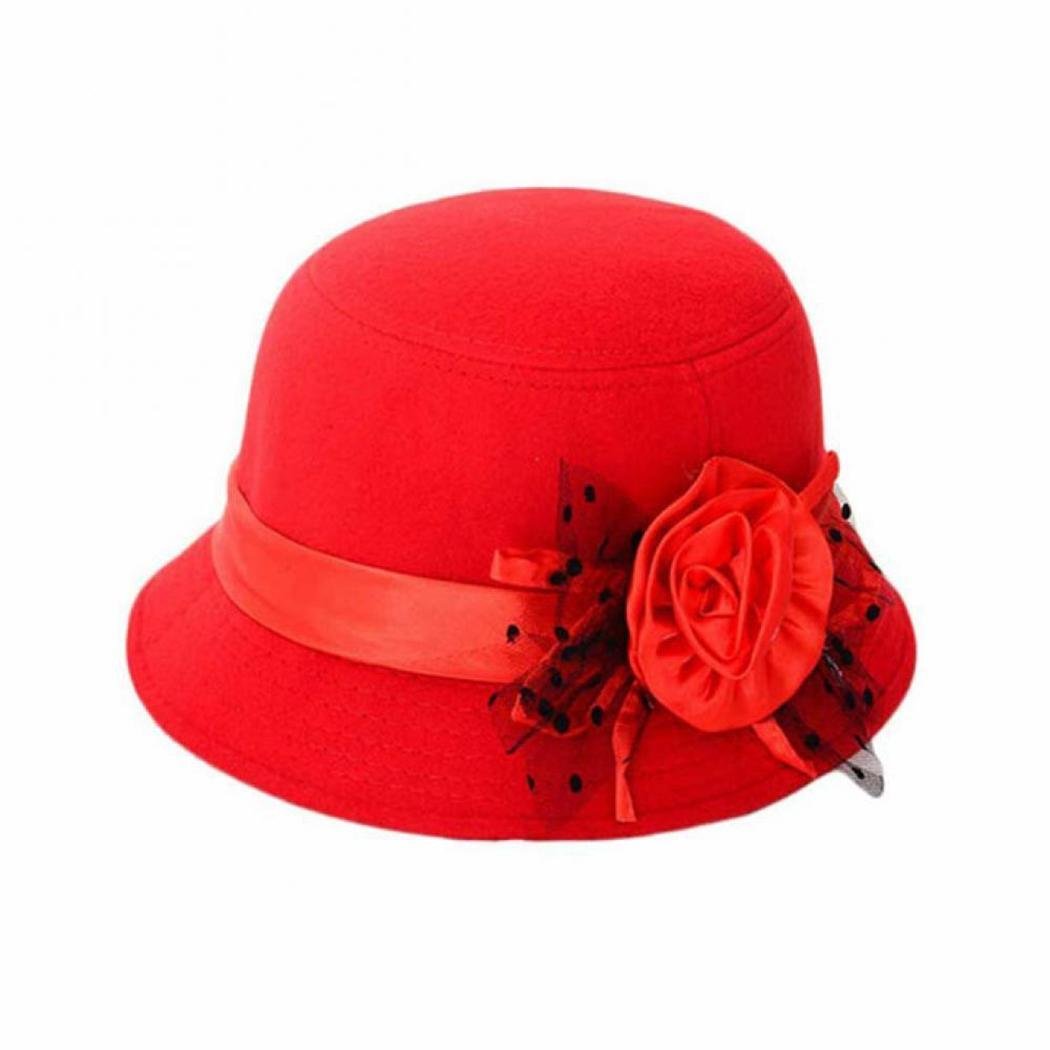 Красная шляпка женская