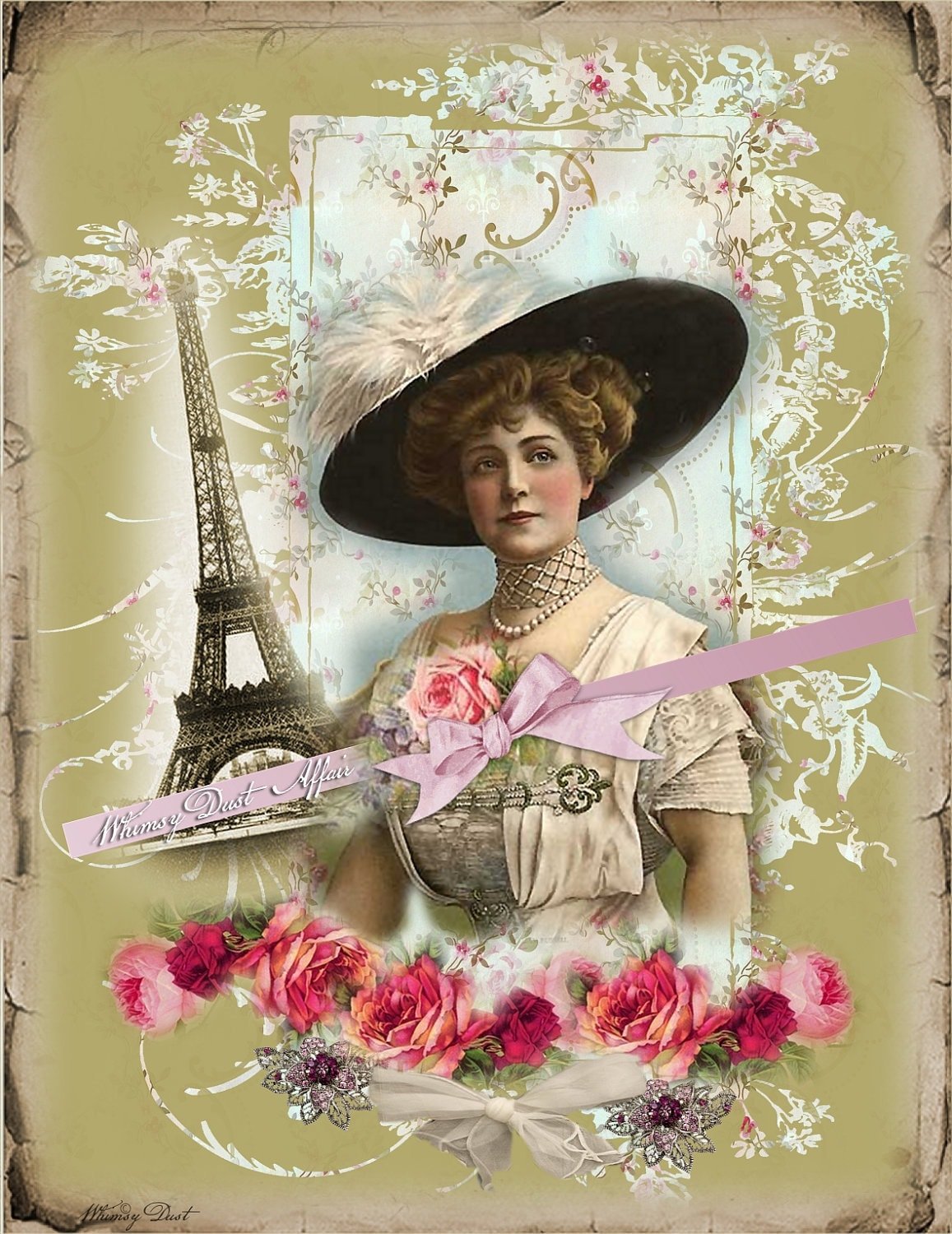 Винтажная открытка