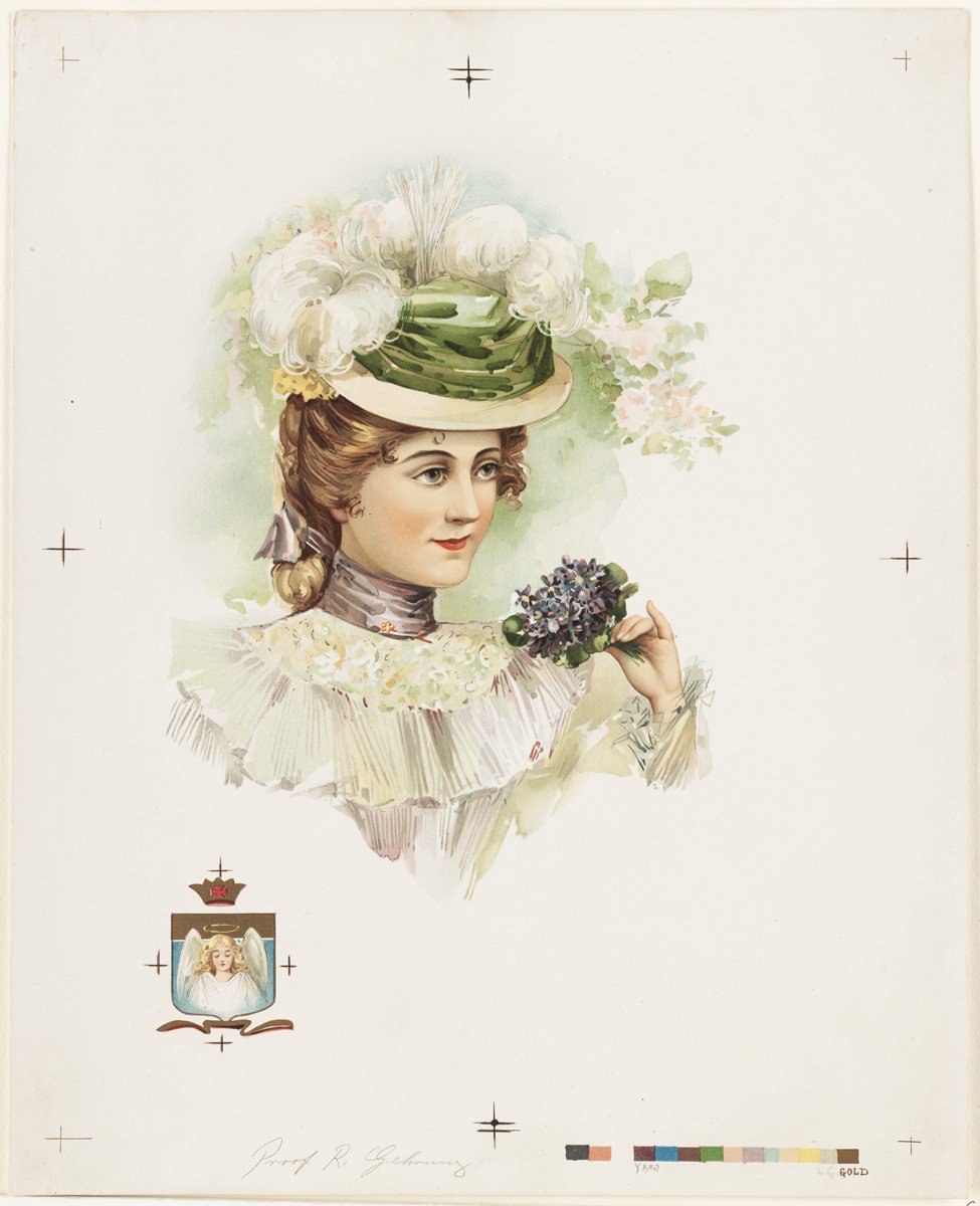 Винтажные дамы для декупажа