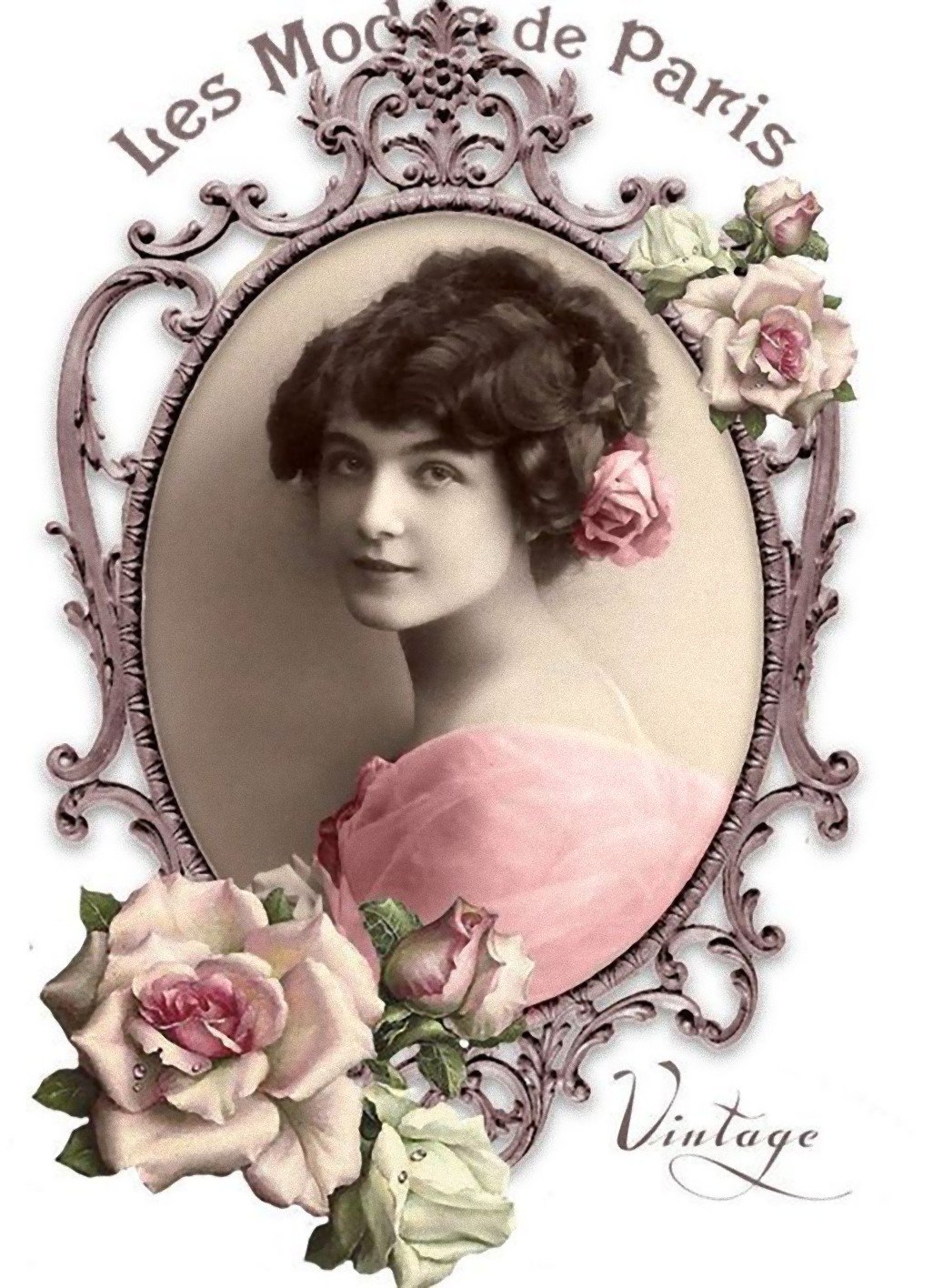 Дамы для декупажа