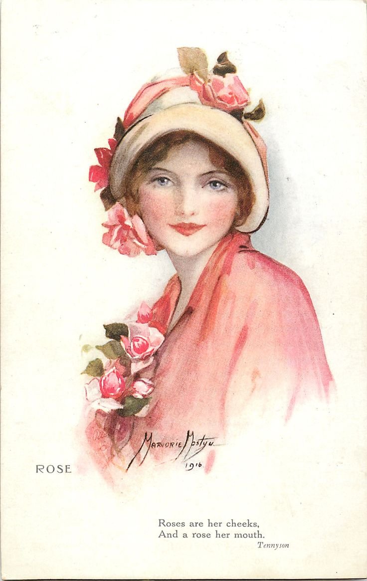 Винтажные рисунки для декупажа