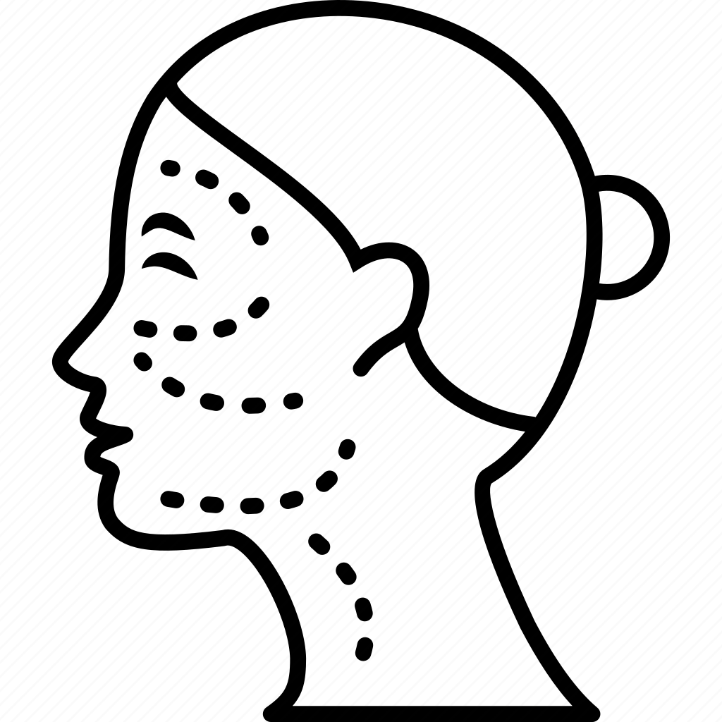 Картинка лица контур