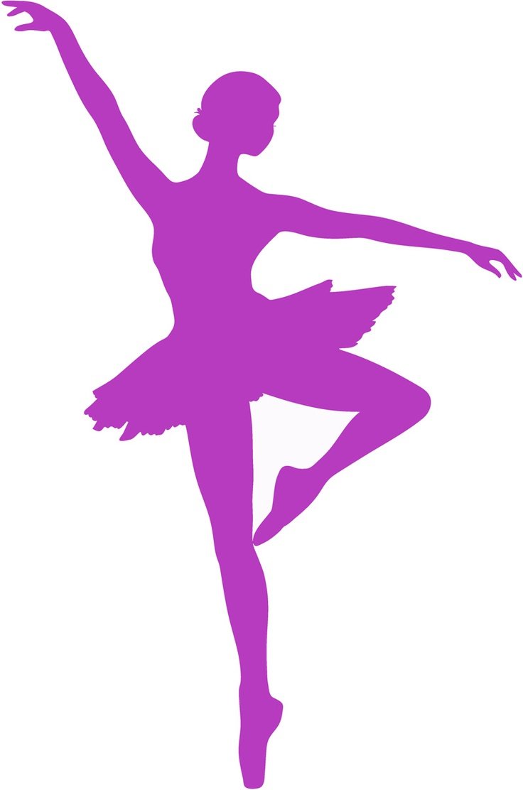 Балерина картинка силуэт