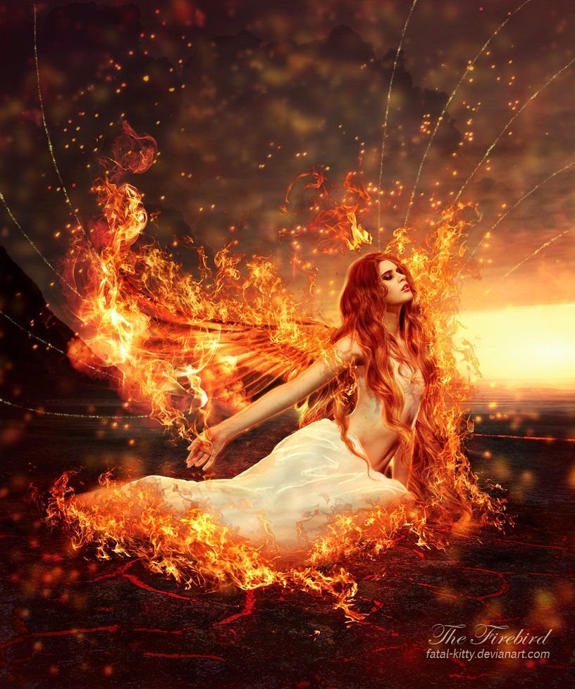 Огненная девушка