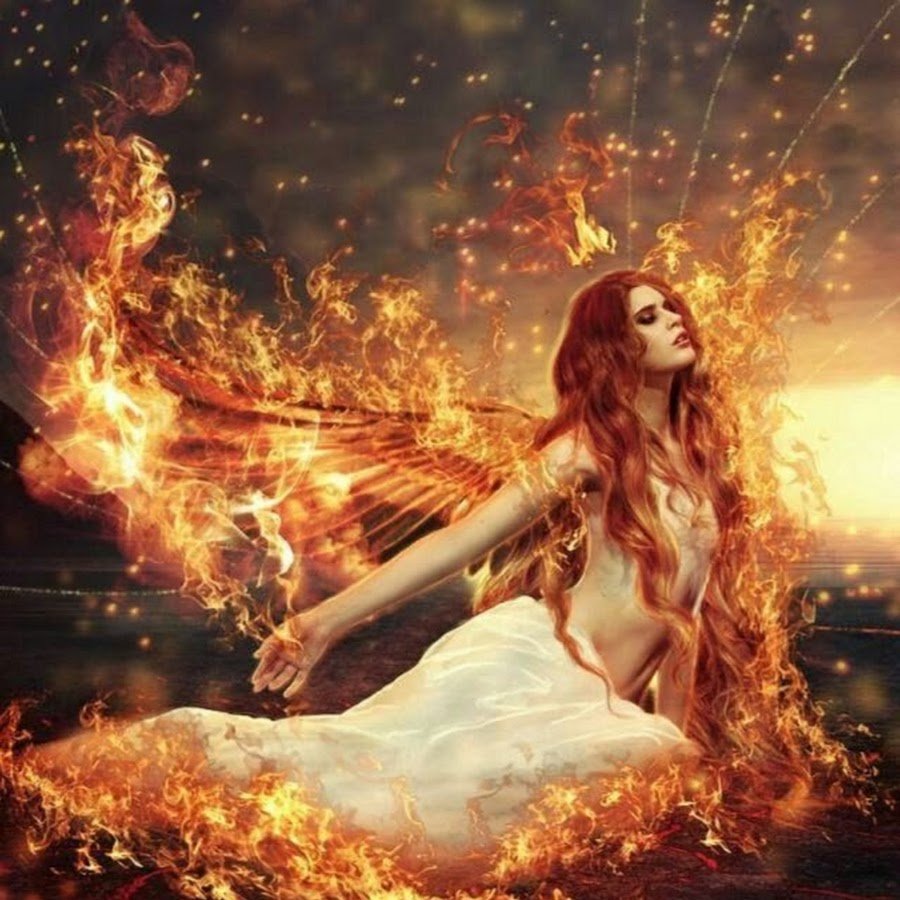 Девушка и огонь