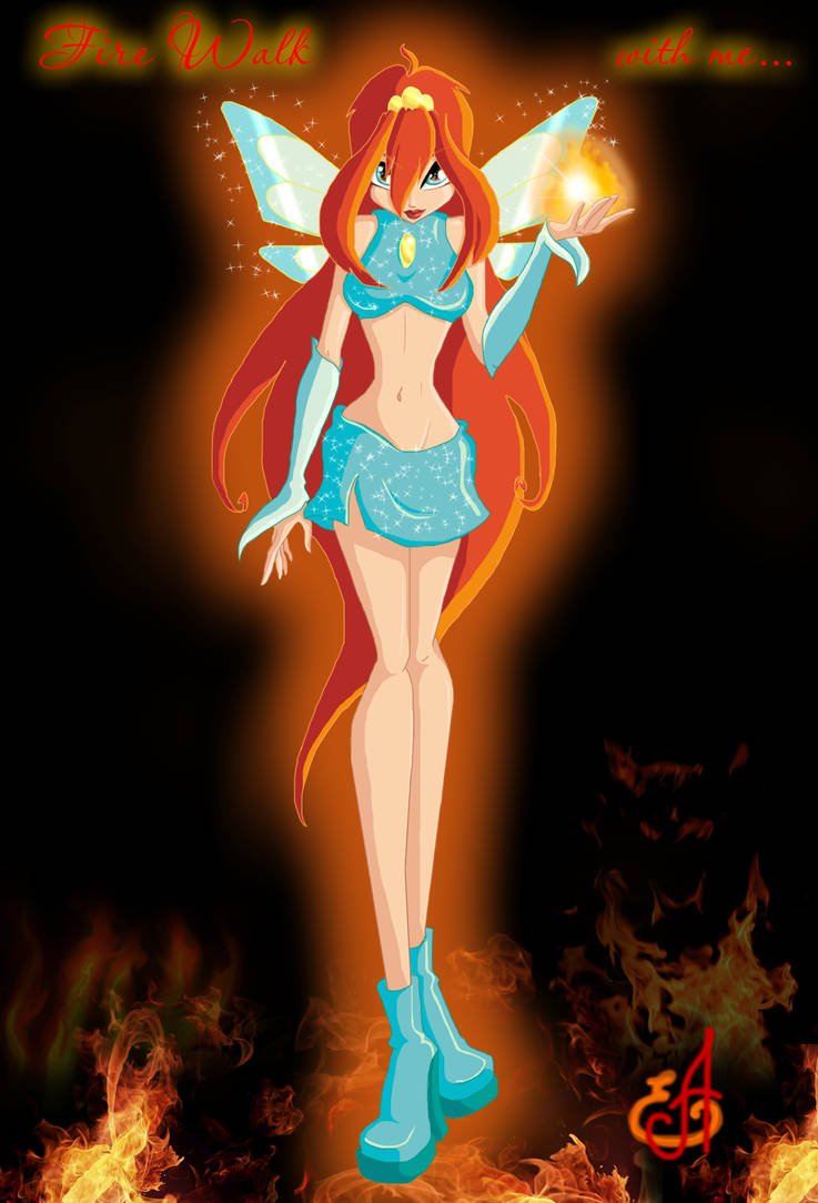 Блум Фея огня дракона энчантикс