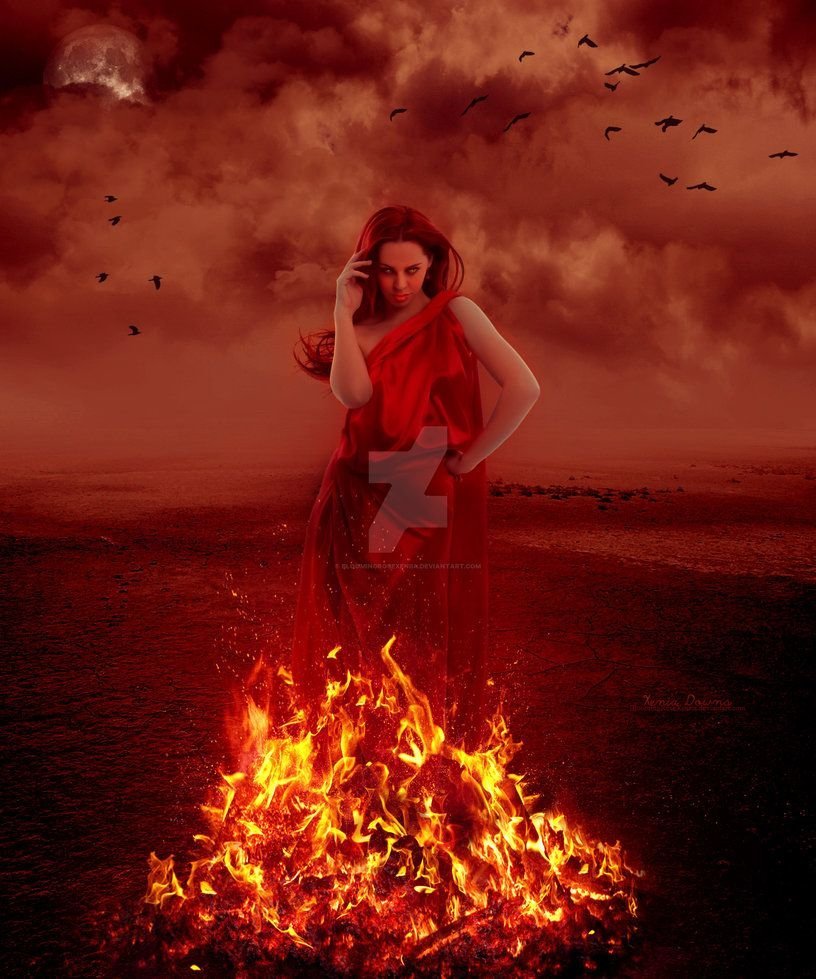 Фотосессия с огнем