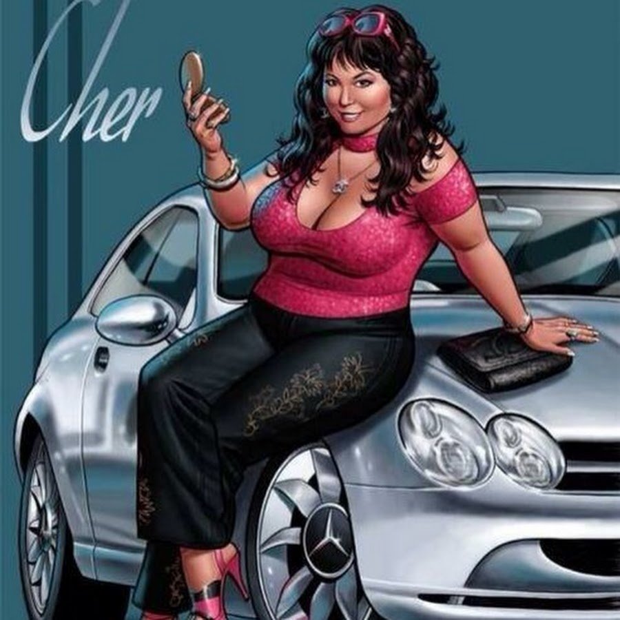 Смешные рисунки полных женщин