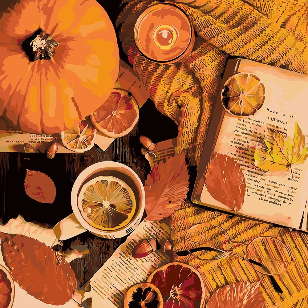 Оранжевая осень Эстетика