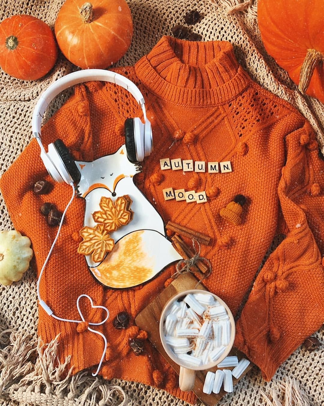 Оранжевые вещи Эстетика